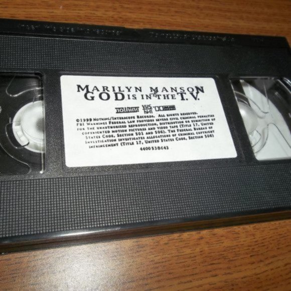 Marilyn Manson Concert VHS - Picture 3 of 3
